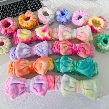 SPA Wash Face Tie-Dye Hair Band Suit