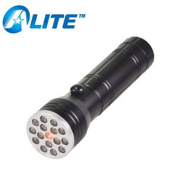 With White Light Aluminum Red Laser Torch Light