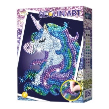 Shiny Handmade Sequin Coloring by Number Toy Art Set