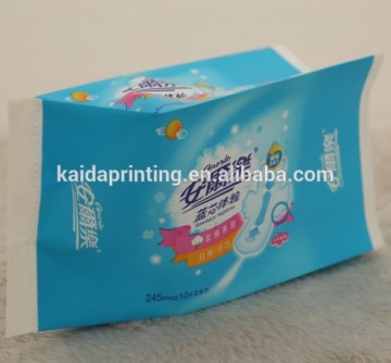 printed plastic packaging bags for sanitary pads