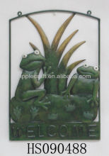 Newly design frog shape welcome sign