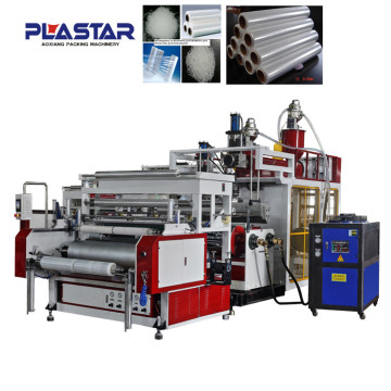 pe plastic packing film extruder machine