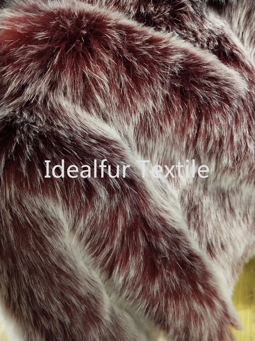 Tip-Discharge Long Pile Collar Fake Fur