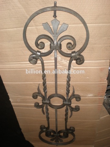 High quality ornamental iron square bar rosette design