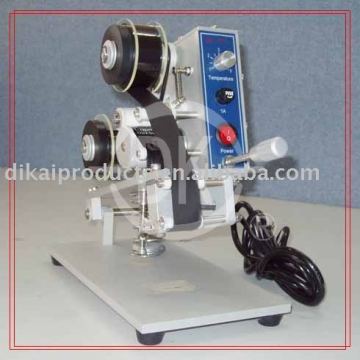 DK-100 Manual Hot Stamp Coder, hot foil coder, manual ribbon printer