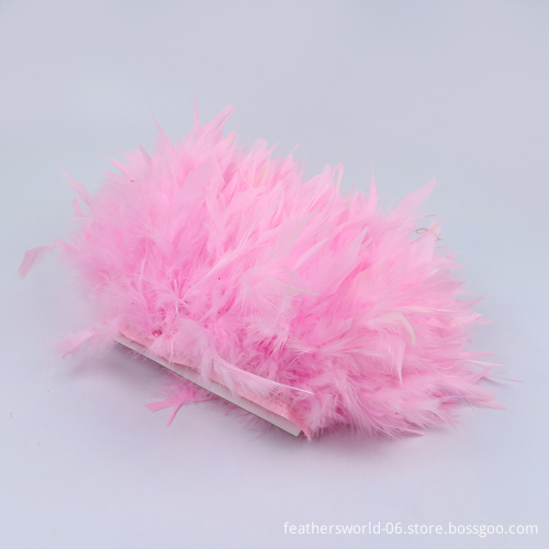 Wholesale Turkey Feather Trim Decorations: Bridal Stage Skirts, Clothing Accessories, and Fabrics