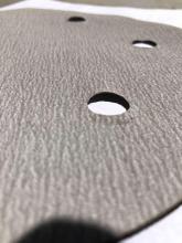 White Coated Automoative Velcro Packing Disc Grit 40