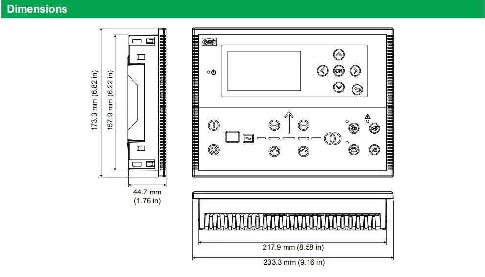 Original Deif Genset Controller Sgc110 Sgc120 Sgc121 Sgc420 Sgc421 Controller Module for Cummins Genset