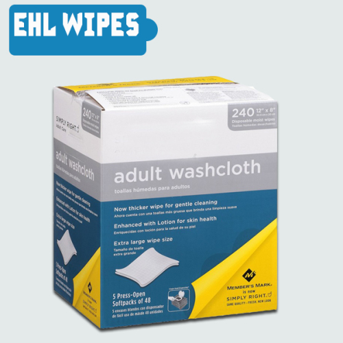 Dry Disposable washcloths/ Incontinence aids for nursing home