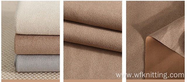 Polyester Spandex Stretch Scuba Suede Cloth Fabric