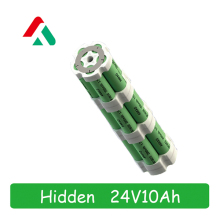 24V 10Ah Hidden type E-bike / E-bicycle lithium battery pack