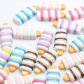 Colorful Simulation Popsicle Resin Pendant for Key Chain Earring Necklace Decoration Accessories