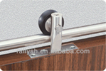 Sliding door roller for wooden door