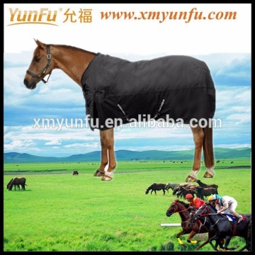 1200D DENIER BLACK WATERPROOF HORSE RUG