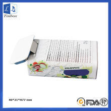 Candy Metal Tins Box With Hinged Lid