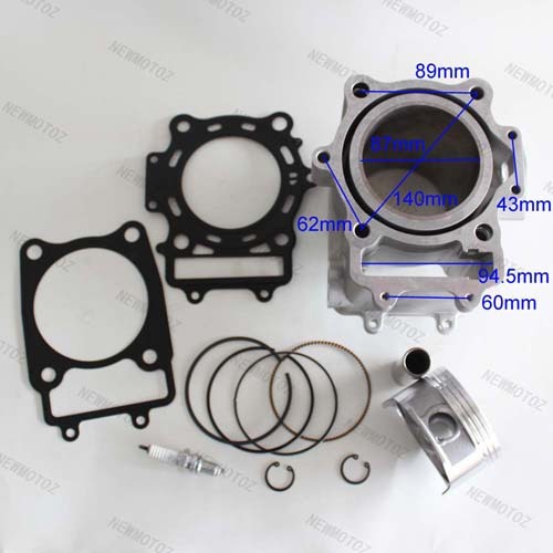 Cfmoto 500 Cylinder Body + Pison Kit + Gaskets+NGK Spark Plug