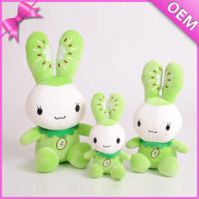 custom fruit toy long ear stuffed plush bunny,kawaii plush toy