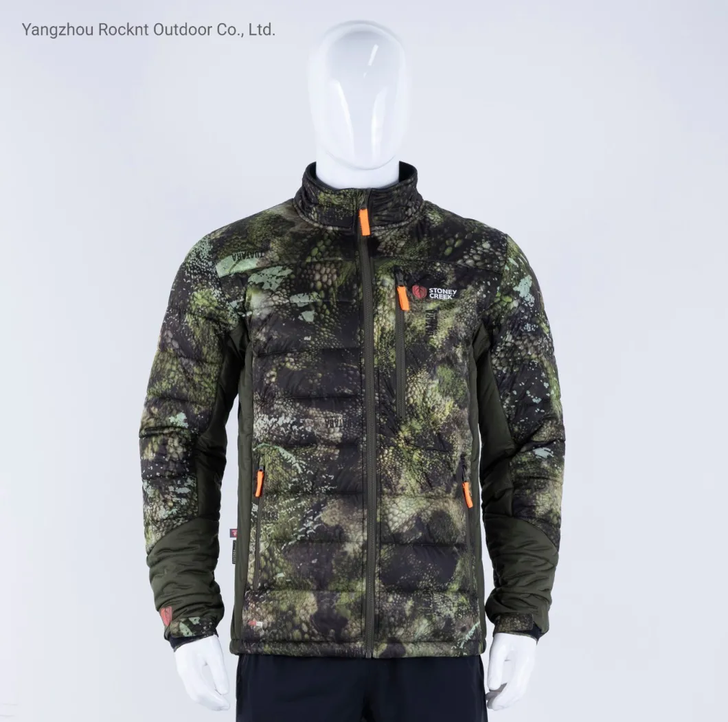 Windproof Outdoor Camo Hunting Fishing Lightweight Padded Jacket