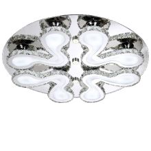 fancy crystal led chandelier ceiling round lamp