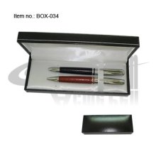 PU Leather plastic pen box