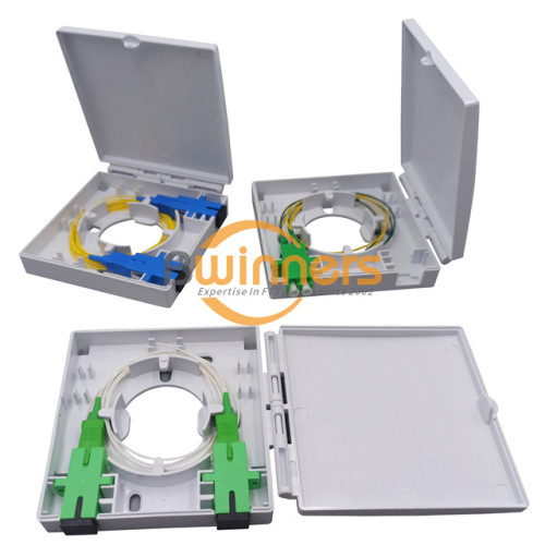 2 Ports SC Simplex Fiber Optical Socket