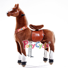 Kids animals working pony