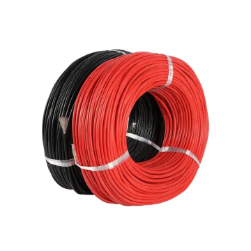 Low temperature resistant silicone high voltage wire