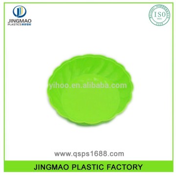 colorful Plastic Round Fruit Plate