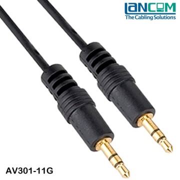 Lancom 3.5mm Stereo cable,DC Stereo Audio Cable,3 Pole Stereo Cable male to male
