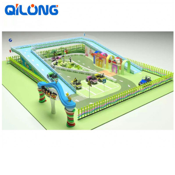 China Manufacturing Commercial Playground Kids Traffic Town Children Driving School