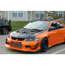 DarwinPRO Vs Style Fiberglass Front Bumper for 2003-2006 EVO 8 9 4 Dr