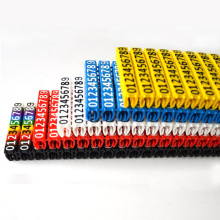 M-type snap-on number tube