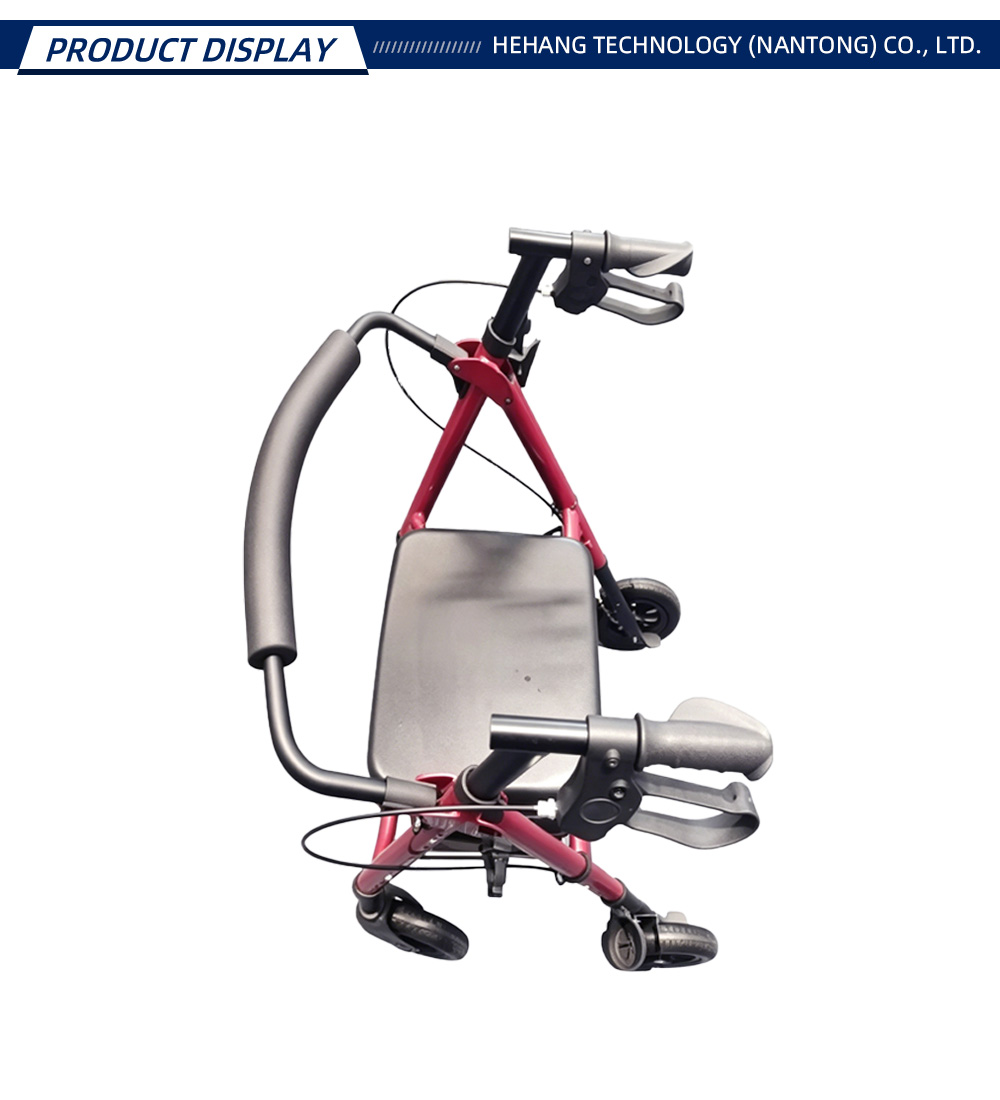 أحمر أسود بدون ظهر رولاتور ووكر X Red Black Backless Rollator Walker X