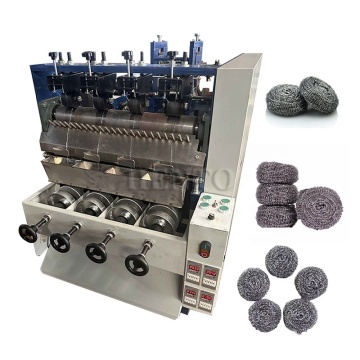 China Manufacturer Scrubber Machine for Dishes / Steel Wool Scrubber Making Machine