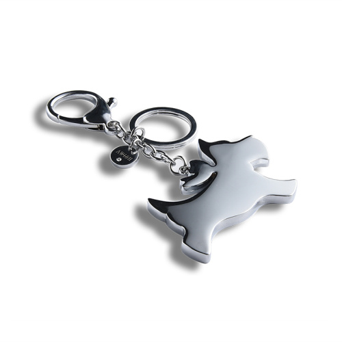 Custom Cute Puppy High Quality Zinc Alloy Keychain