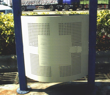 perforated metal acoustical wall