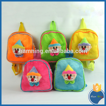 China Manufacturer funny plush kid school bag backpack