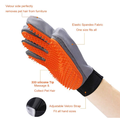 สัตว์เลี้ยงสุนัข Remover Mitt