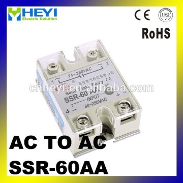 AC Solid State Relay AC control voltage 1 Phase Solid State Relay