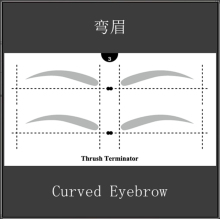 High quality Beginner Makeup tools Coordination Eyebrow pencil for beginner and Beautiful auxiliary neans eyebrow tool
