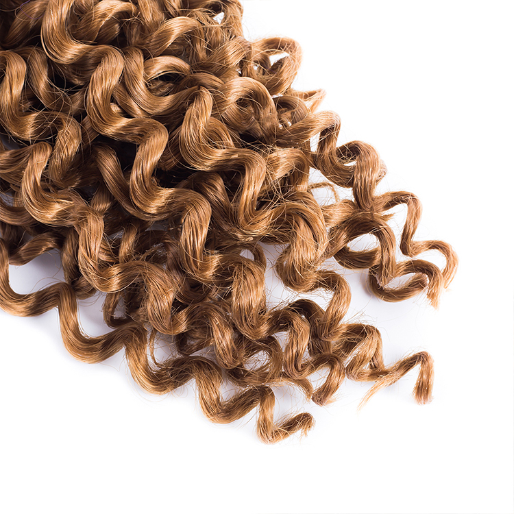 Curly Water Wave Twist Crochet Hair Solid And Ombre Color Blonde Water Deep Hair Synthetic Fiber Passion Hair Extensions