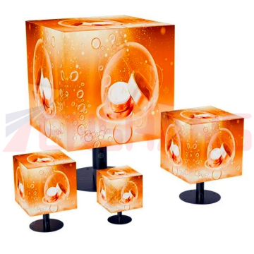 5-Sided 3D Video LED Cube Screen for Indoor Commercial Advertising