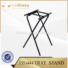 Hotel display tray stand/metal tray stand for hotel restaurant/dishes tray stand for hotel