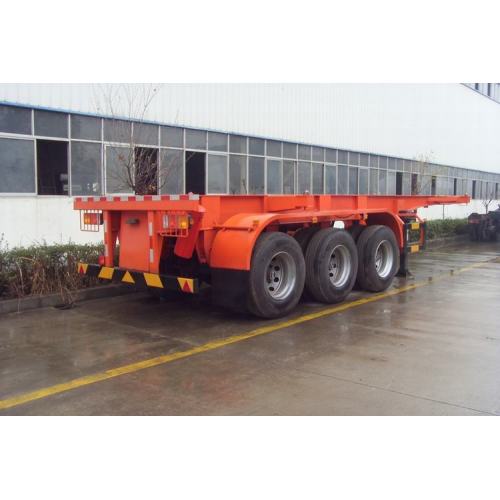 3 Axles Cheap Shipping Flat Bed Semi Trailers