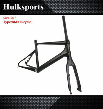 20inch carbon BMX frame carbon Fork 20 inch carbon bike frame 20" mountain bike frame 20inch mini bike