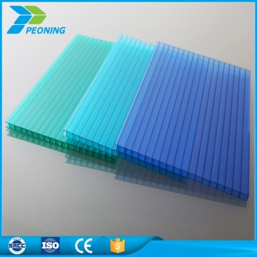 Double wall sun protection polycarbonate roof sheet for house