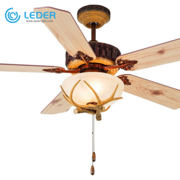 LEDER Ventilatore da soffitto elettrico country