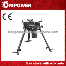 gas wok burner with stands