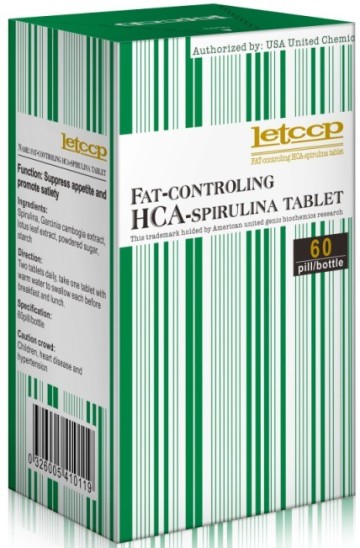 Slimming Tablet Herbal Spirulina (HCA) , Garcinia Cambogia Without Sibutramine