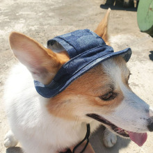 Cute Adjustable Dog Bucket Hat with Ear Holes